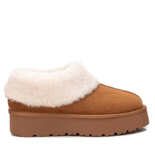 Xti - Women's Winter Suede Clogs