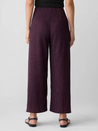 Eileen Fisher - Women's High Waist Wide Ankle Pants