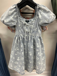 Blu Pepper - Floral Babydoll Mini Dress