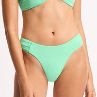 Seafolly - Women's Collective Ruched High Leg Bikini Bottom