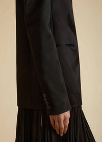 Khaite Otero Jacket in black - women's jacket - view 4