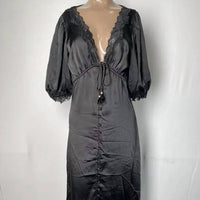 En Saison Women’s A-line Maxi Dress in black - women's dress