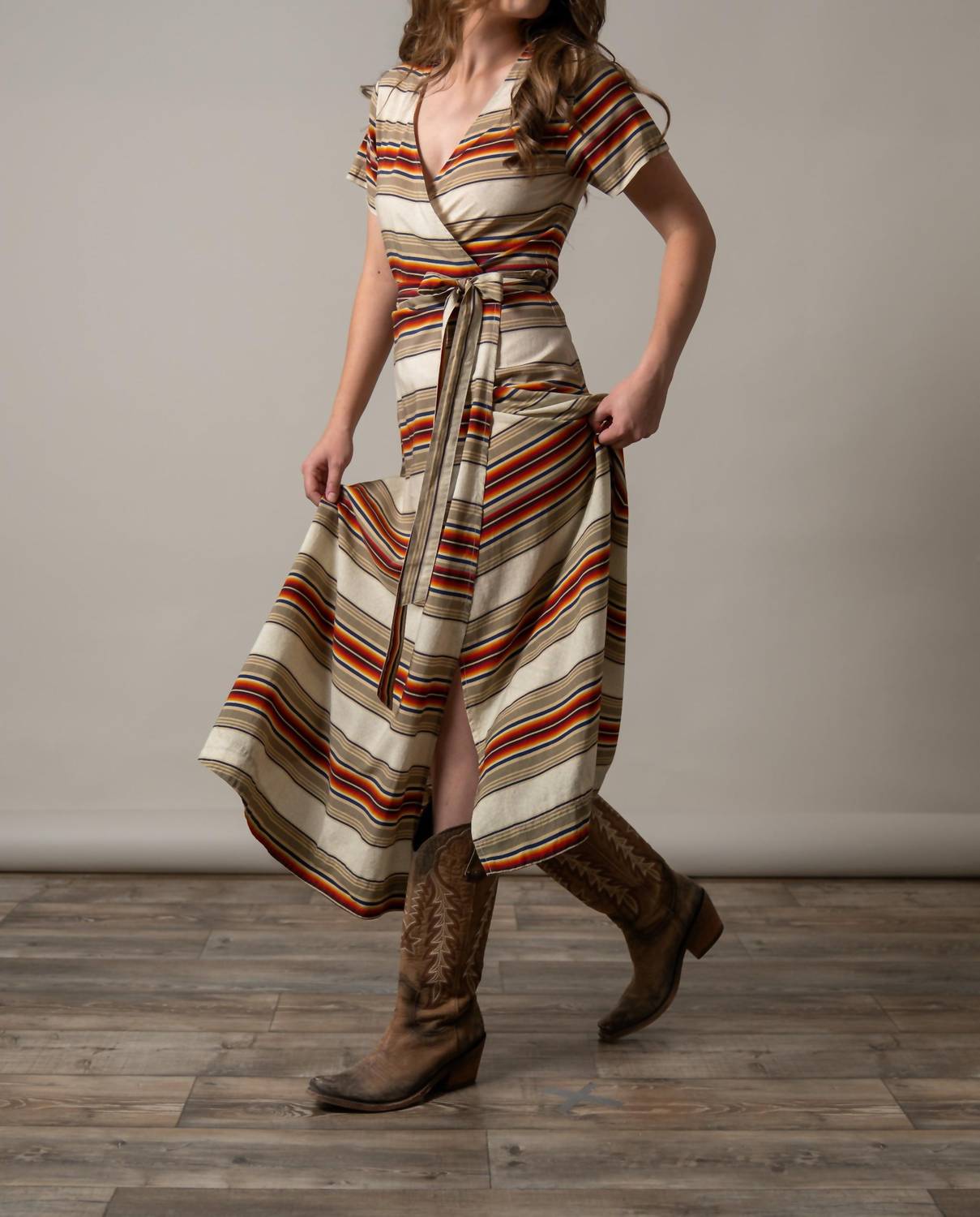 Kimes Ranch Celeste Dress in beige - women's dress - detail view