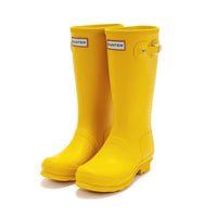 HUNTER Girls Original Rain Boots in yellow - kids' shoe