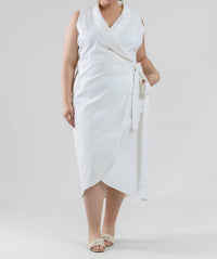 Never Fully Dressed - SLEEVELESS DENIM BROOKLYN DRESS