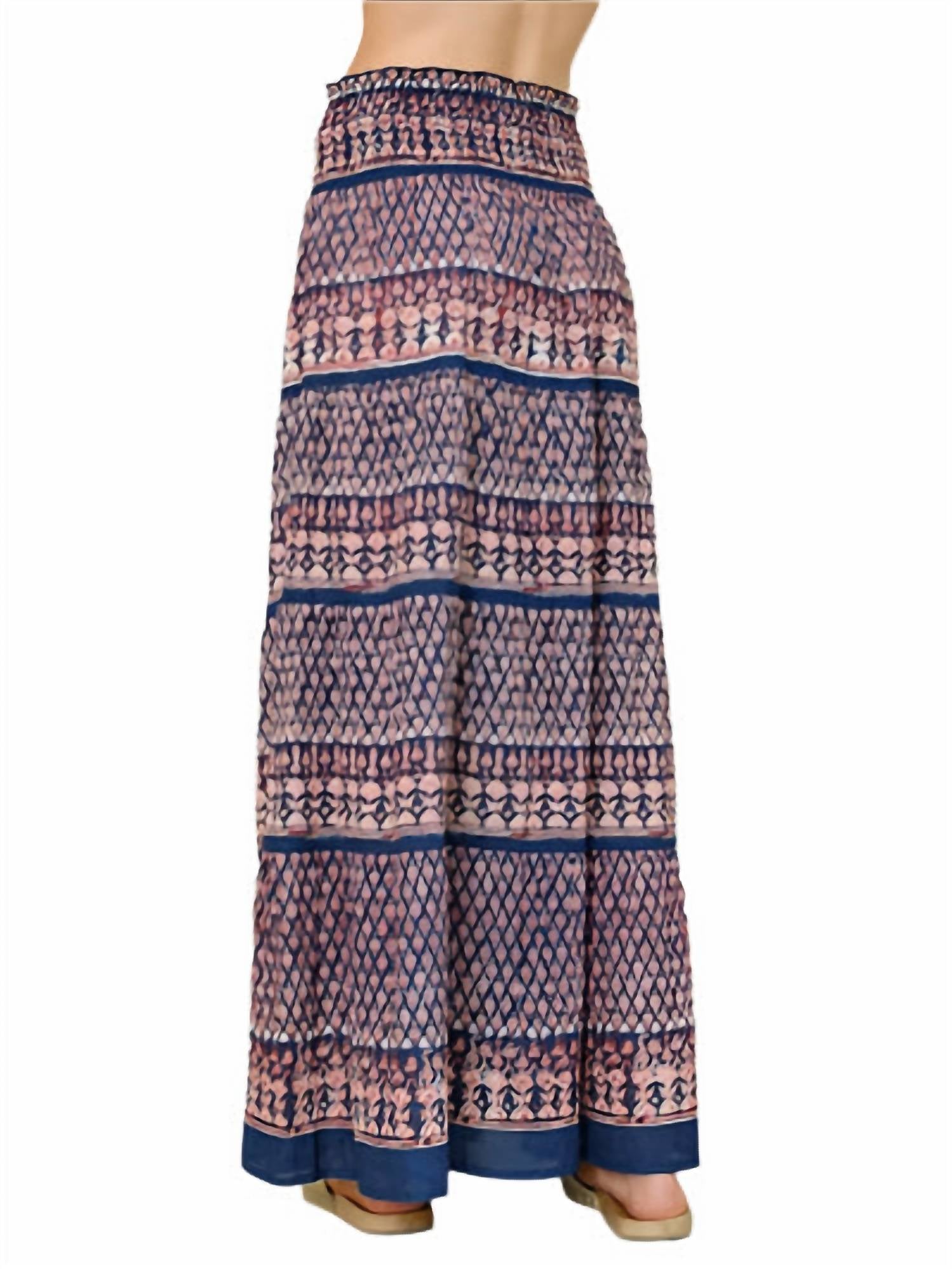 M.A.B.E. - Mari Print Maxi Skirt