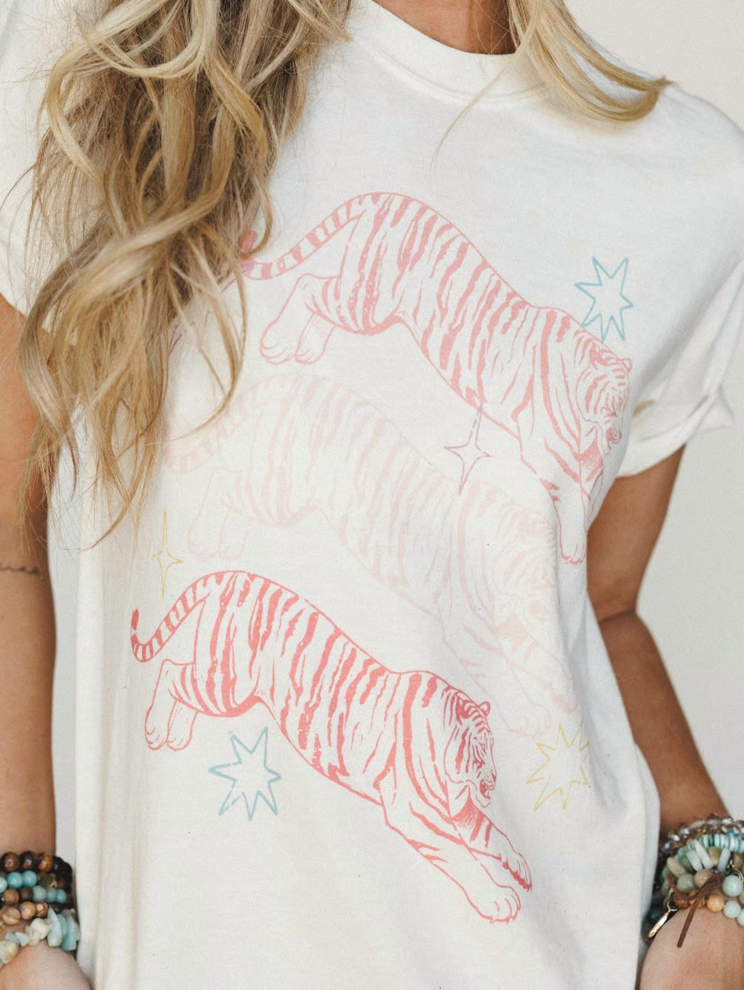 Three Bird Nest - Tiger Power Graphic Tee