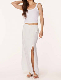 Bobi - Maxi Skirt W/ Front Slit