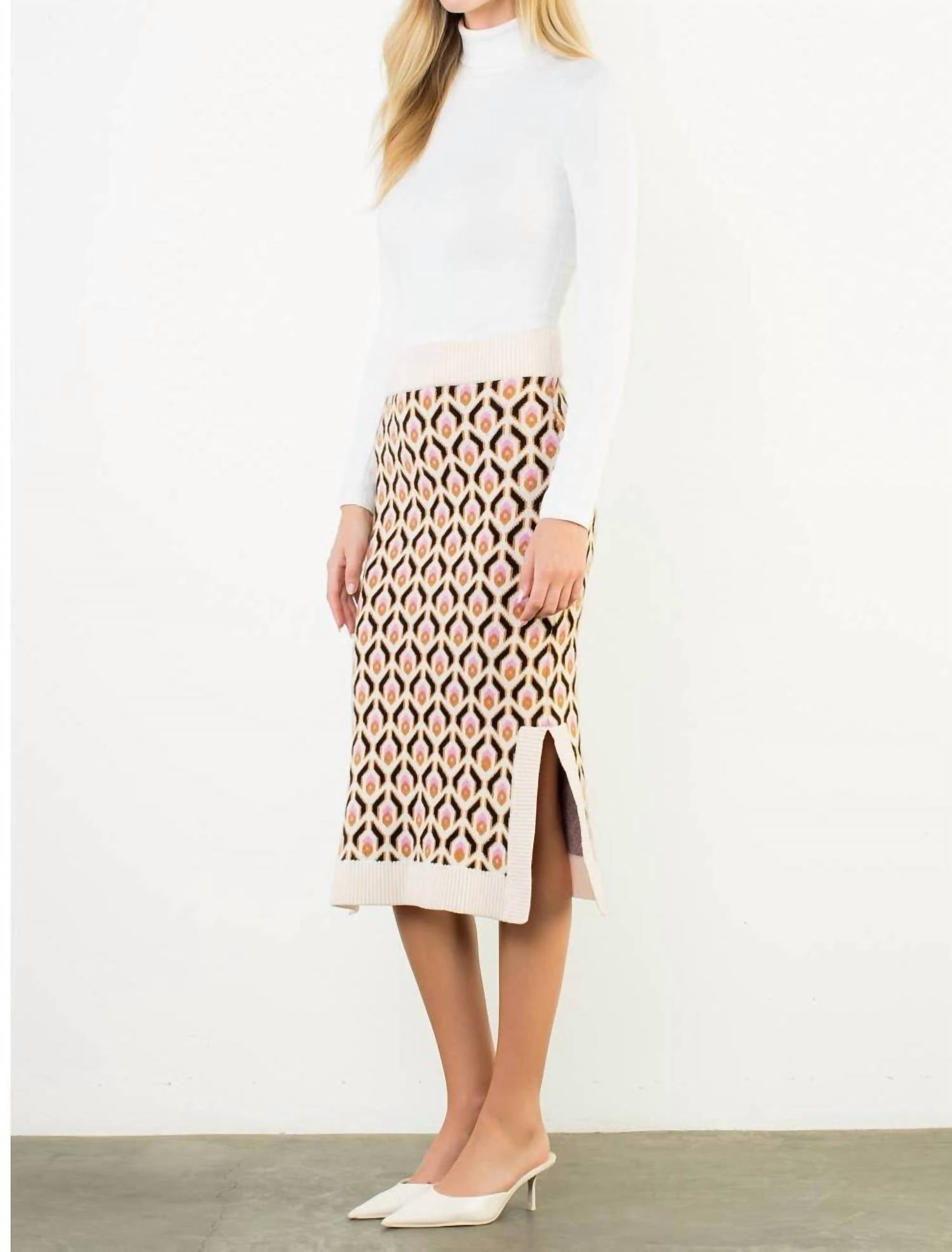 Thml - Jacquard Knit Midi Skirt
