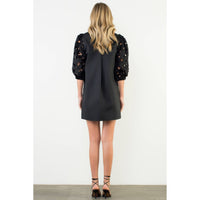 Thml - Eyelet Sleeve Mini Dress