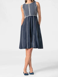 Gretchen Scott - Stripe Detailing Tango Dress