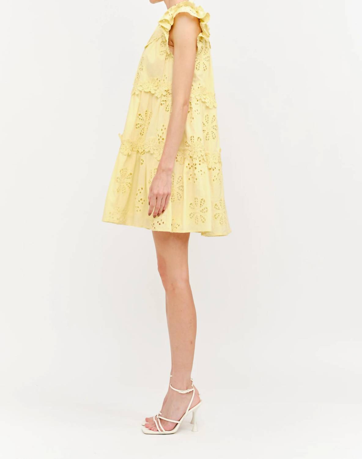 Sofie The Label - Kensie Floral Embroidered Mini Dress