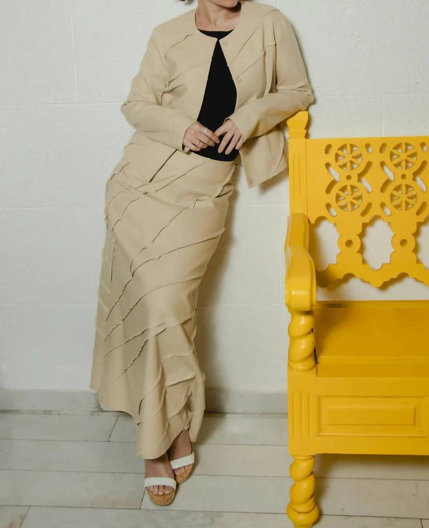 Hana & Co - Chic Lines Jacket Set