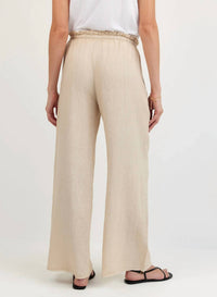 Bella Dahl - Ruffle Waist Wide Leg Pant