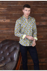 Eight X - Pattern Button Down Shirt