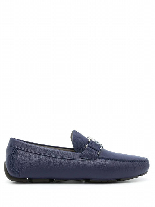 Salvatore Ferragamo - Men's Logo Plaque Loafers