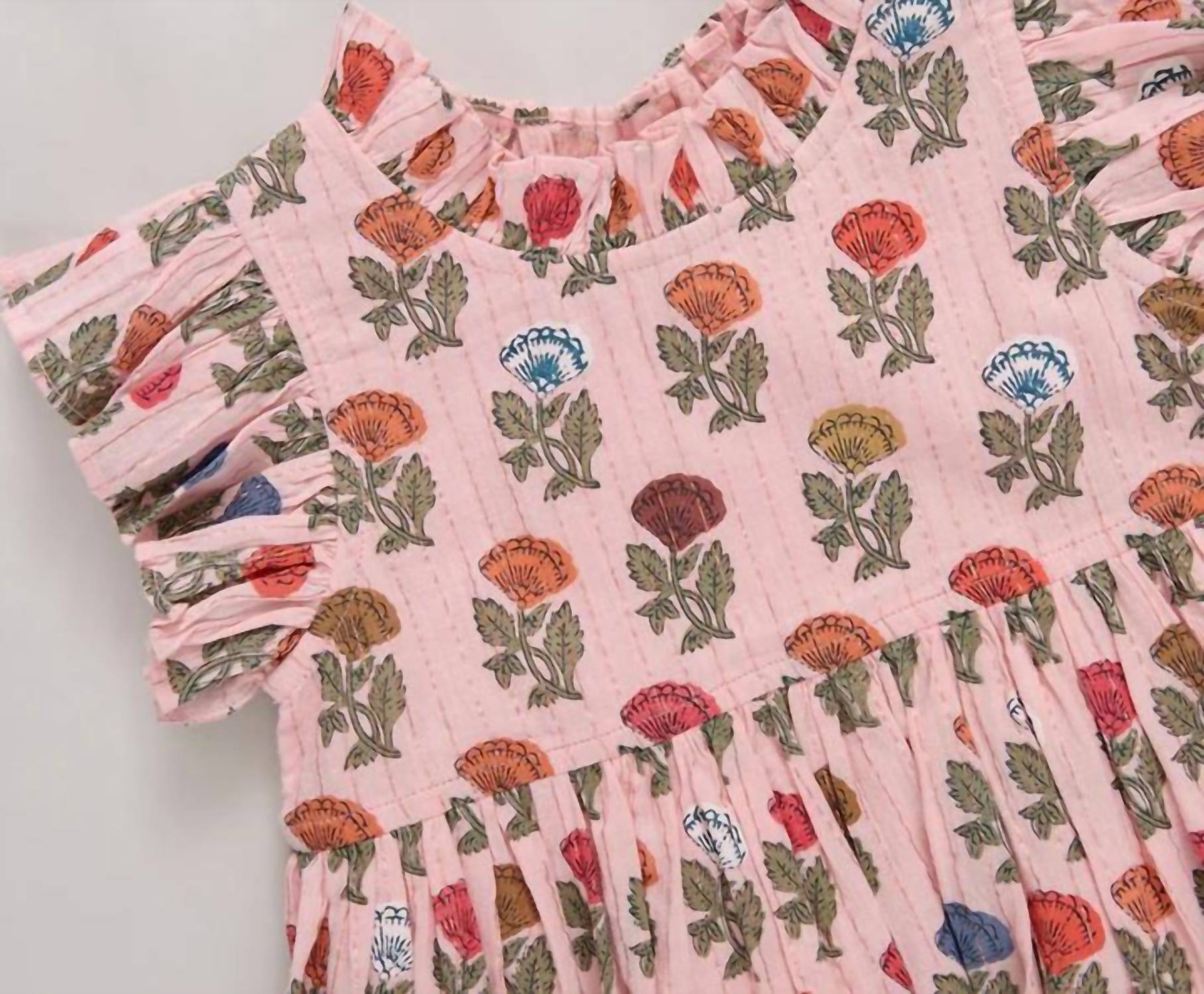 Pink Chicken - Girl's Multi Flower Drop Jennifer Dress
