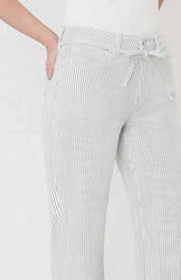 Lovervet - Tie Striped Vintage Flare Jeans