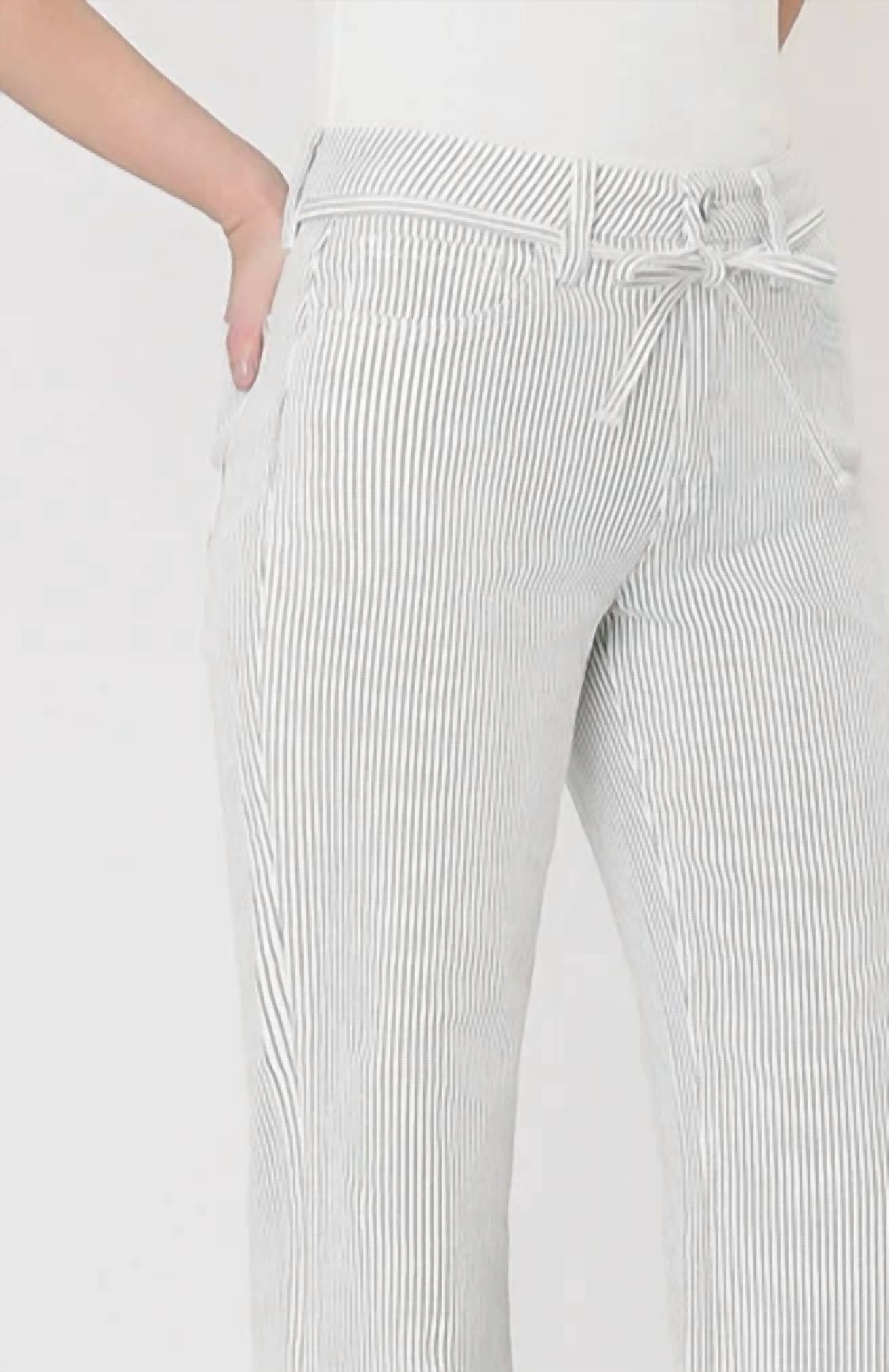Lovervet - Tie Striped Vintage Flare Jeans