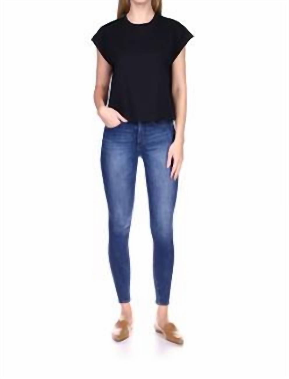DL1961 - Women's FLORENCE SKINNY MID RISE INSTASCULPT ANKLE JEANS in parker performance - women's jeans
