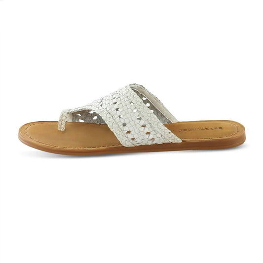 Salt + Umber - Athena Loop Woven Sandal