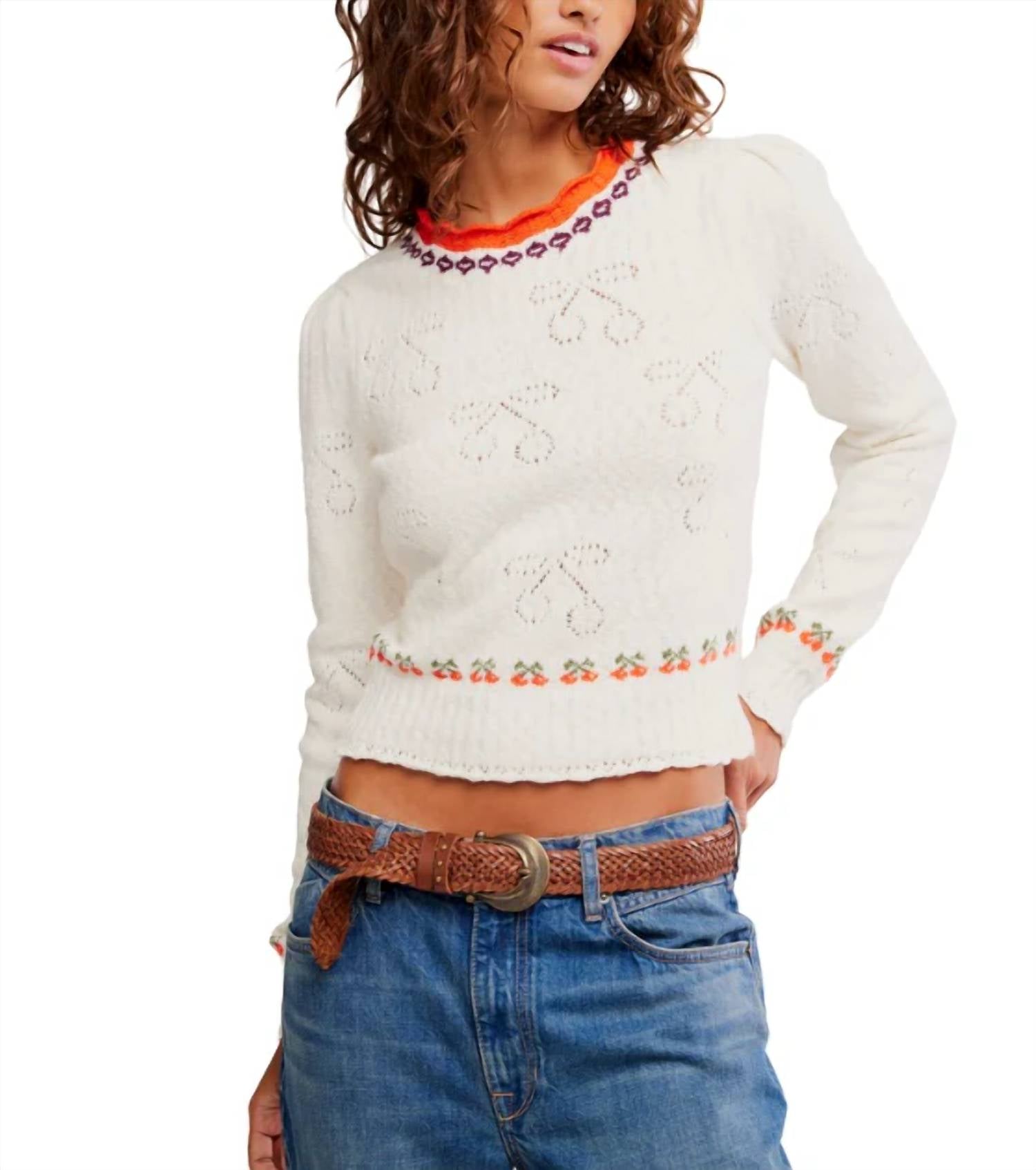 Free People - Tilly Long Sleeves Pullover Top