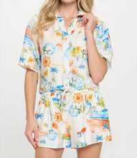 Meet Me In Santorini - Mediterranean Daydream Shirt