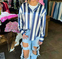 Withblack - Zoe Cactus Striped Shirt