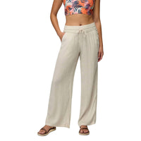 prAna Fernie Beach Pants in soft white seaside - women's pants - detail view