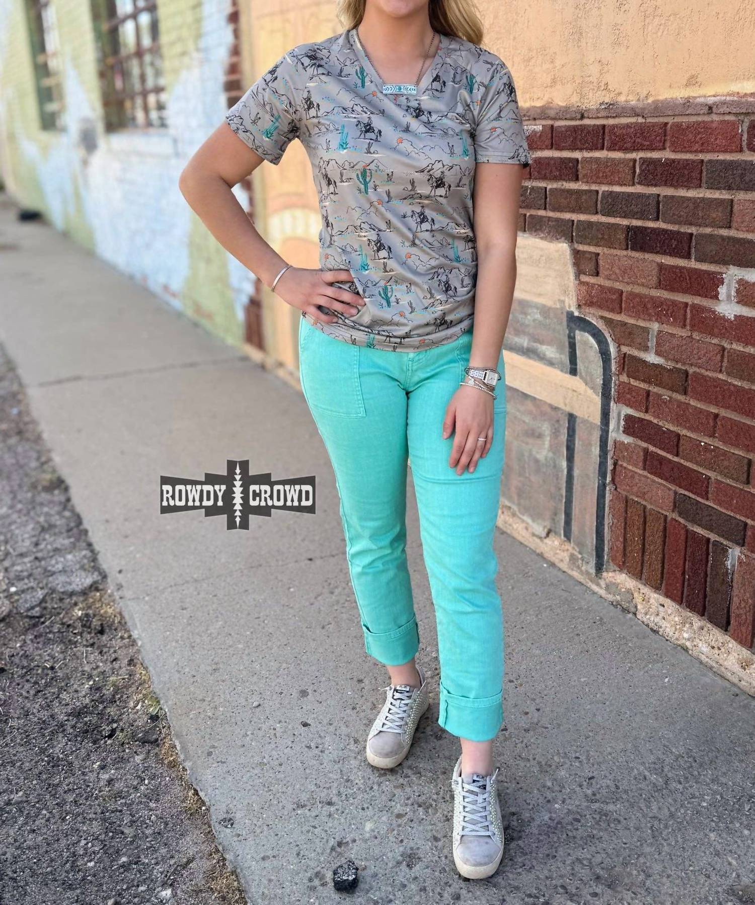 Rowdy Crowd - Blooming Desert Western Graphic Tee