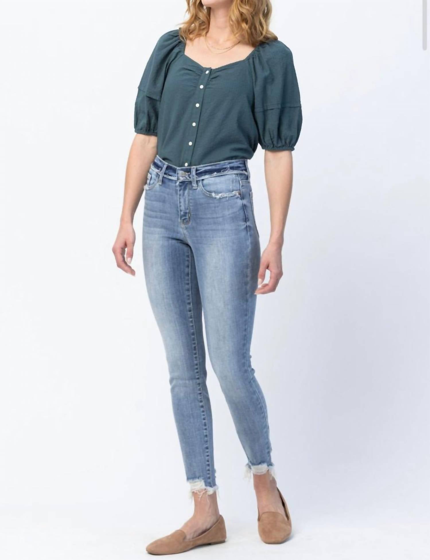 Judy Blue - Mid Rise Skinny Jeans