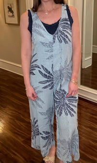 Look Mode Usa - Palm Print Romper