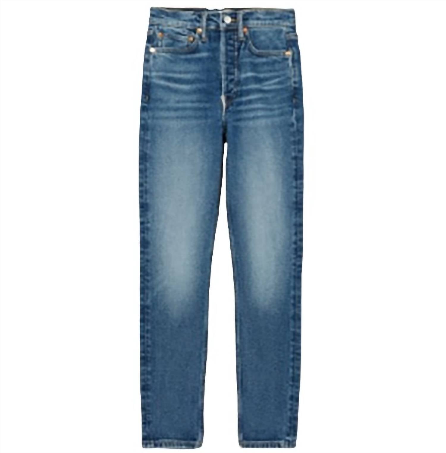 Re/Done - 90S HIGH RISE ANKLE CROP JEANS