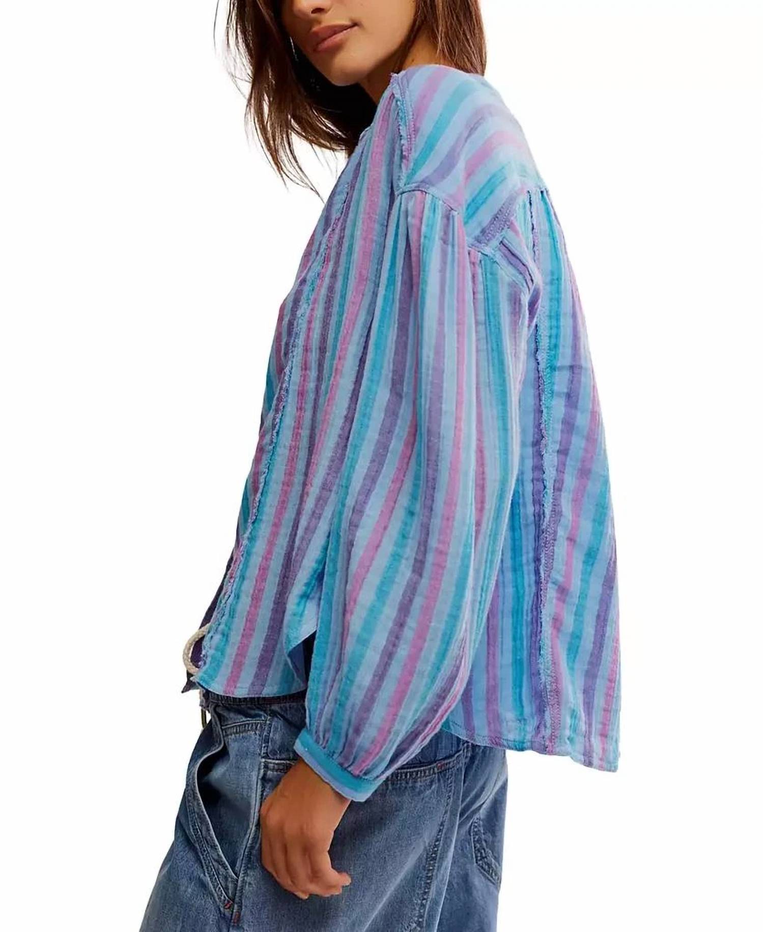 Free People - Triped Valley Double Cloth Shirt