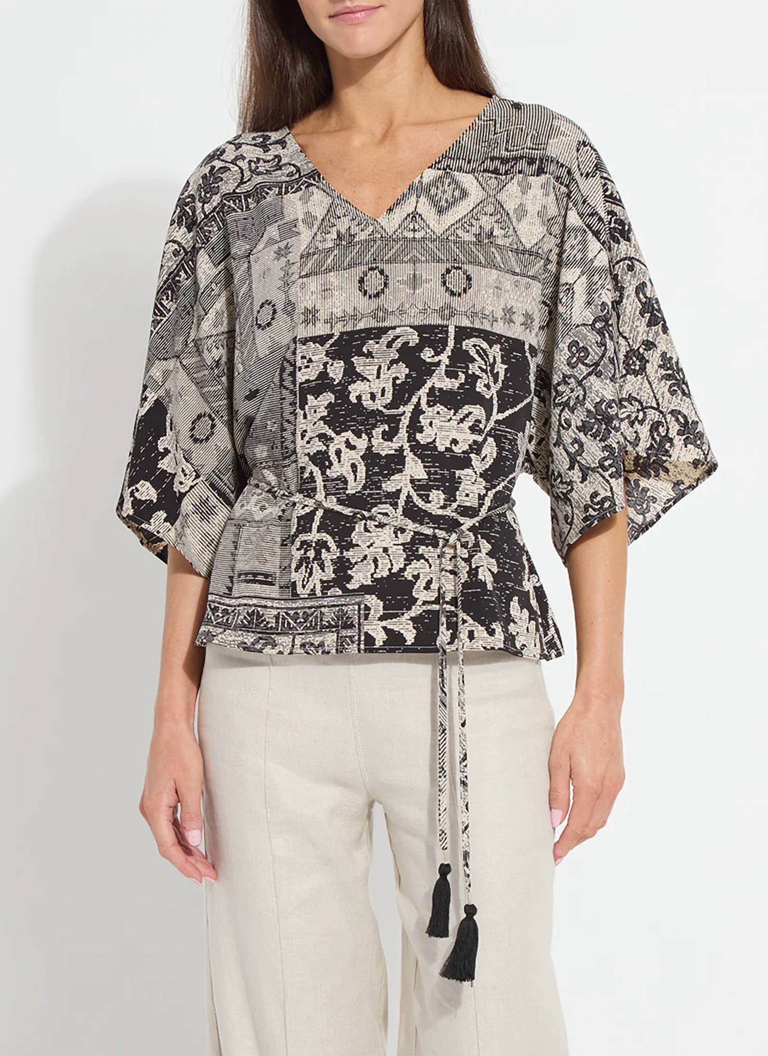 Lysse - Ipanema Printed Dolman Sleeve Top
