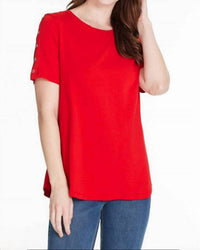 Button Detail T-Shirt