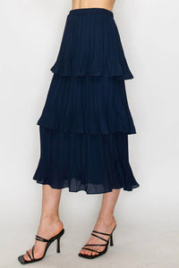 Joh - Jesiah Ruffle Top With Matching Ruffle Skirt Set