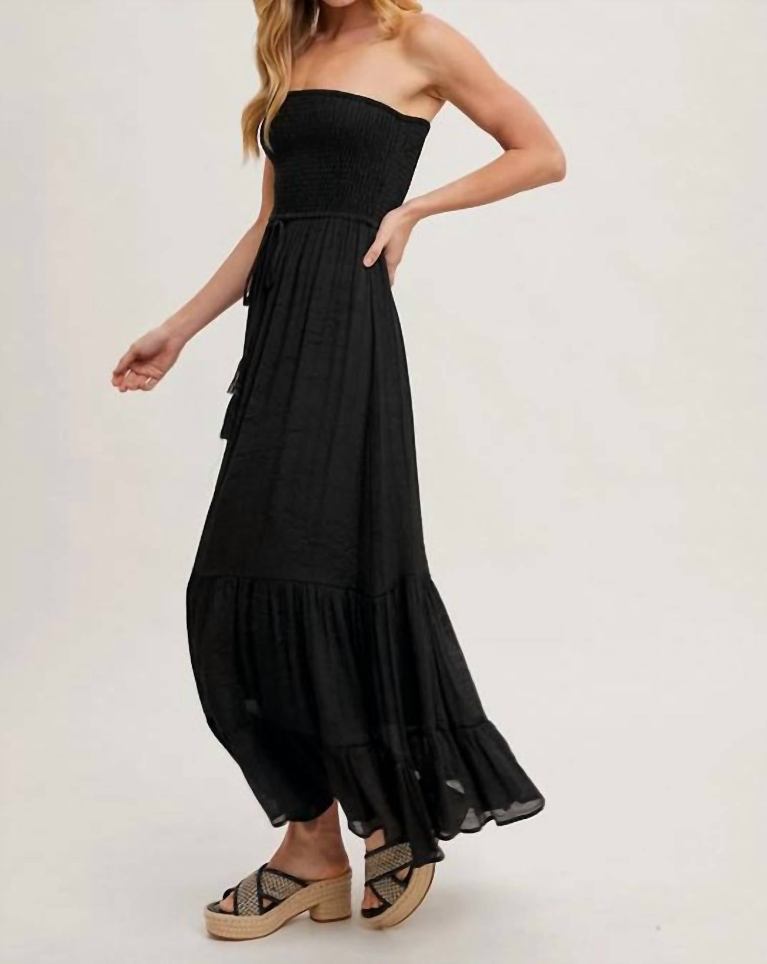 Bluivy - Maxi Smocked Top Dress
