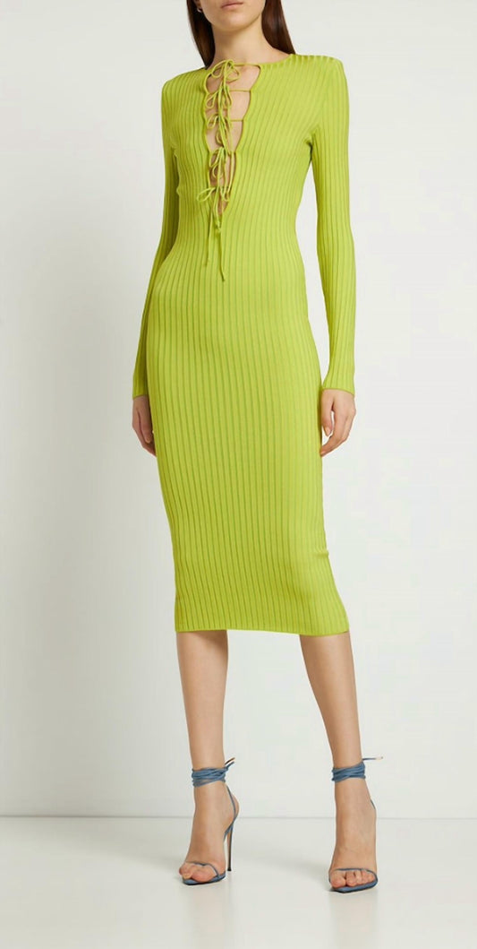 Rib Knit Midi Dress