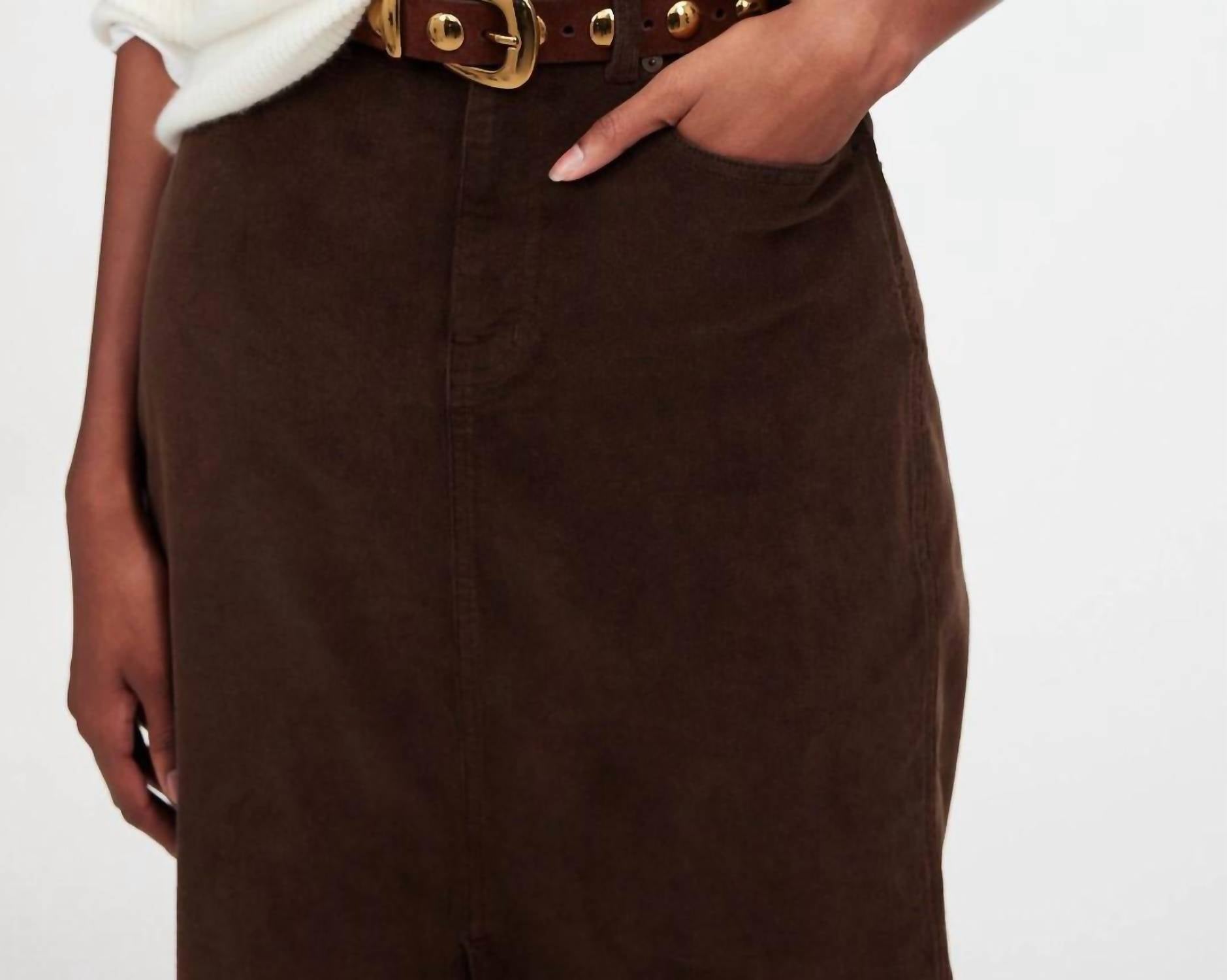 Madewell - Corduroy Midi Skirt