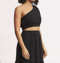 One Shoulder Crop Top
