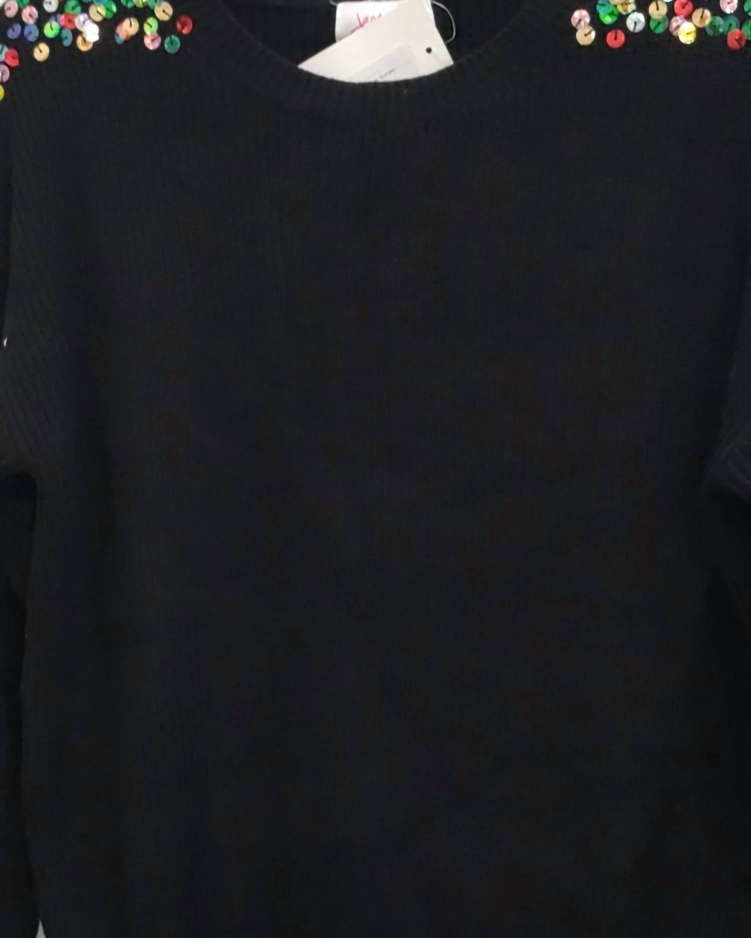 Jess Lea - Women's Party Favor Sequin Sweater