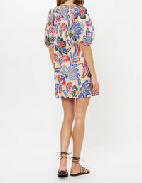 Oliphant - Embroidered Button Mini Dress