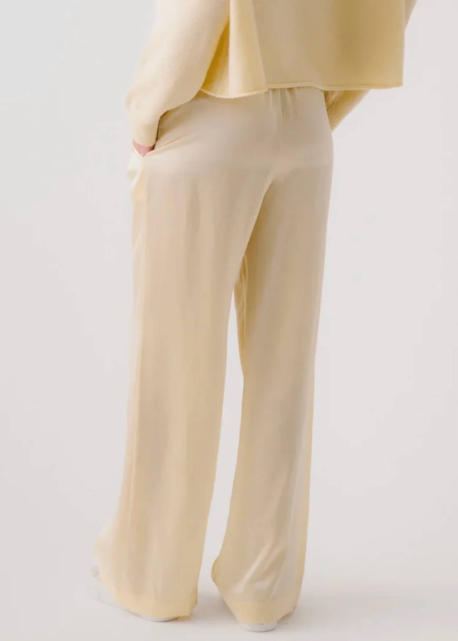 Sablyn - Lexi Lower Rise Silk Pull On Pant