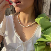 Joey Baby - Rainbow Pearl Necklace