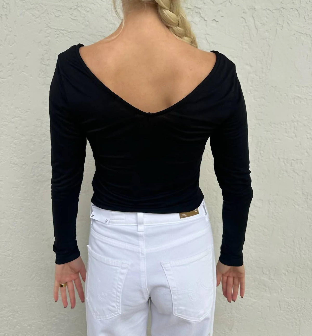Lamade - Esya V-neck Long Sleeve Top