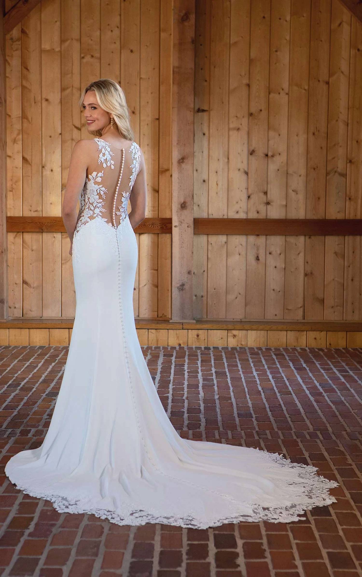 Essence Of Australia - Glamorous Column Wedding Dress