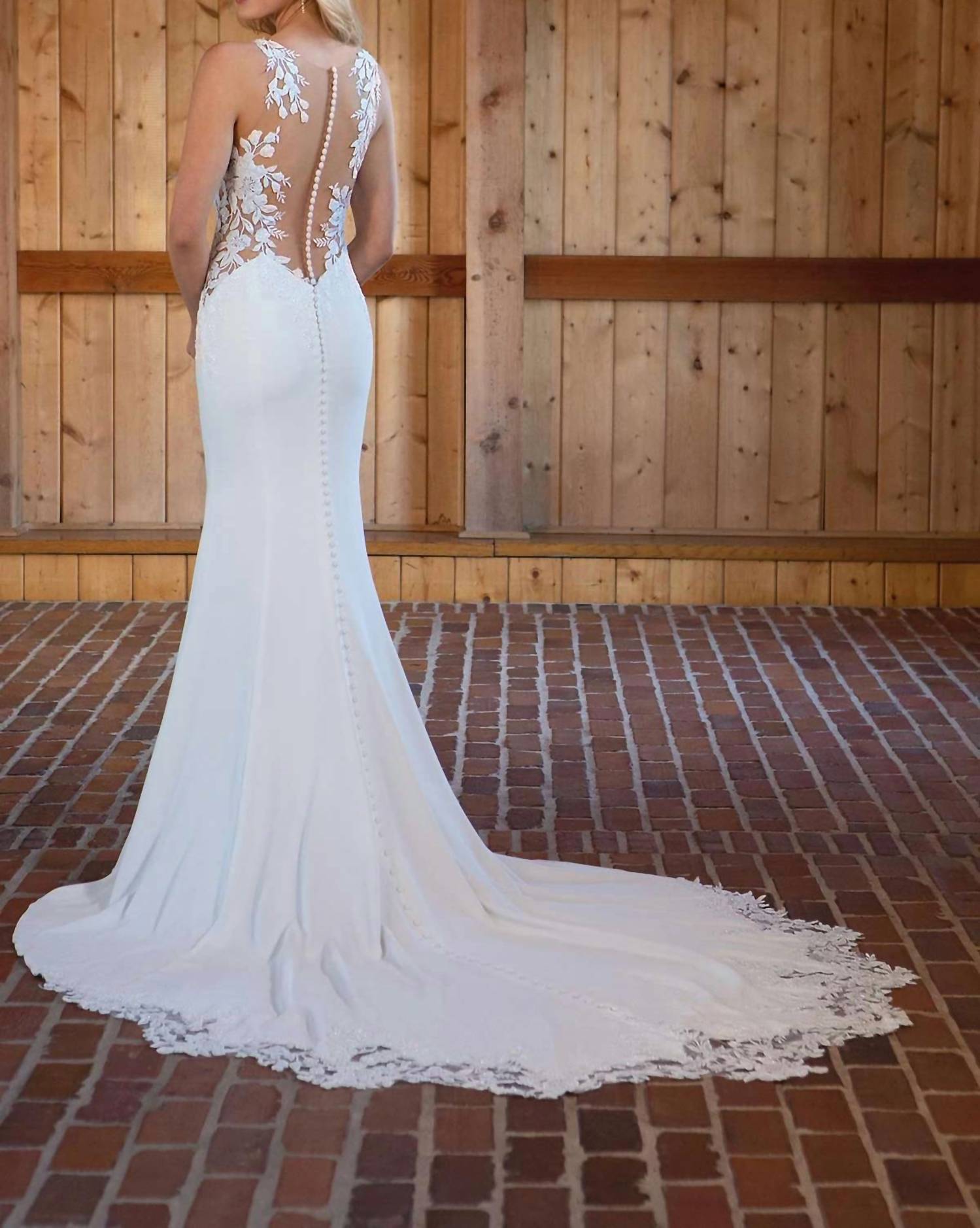 Essence Of Australia - Glamorous Column Wedding Dress