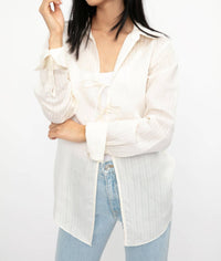 Frame - Tie Front Blouse