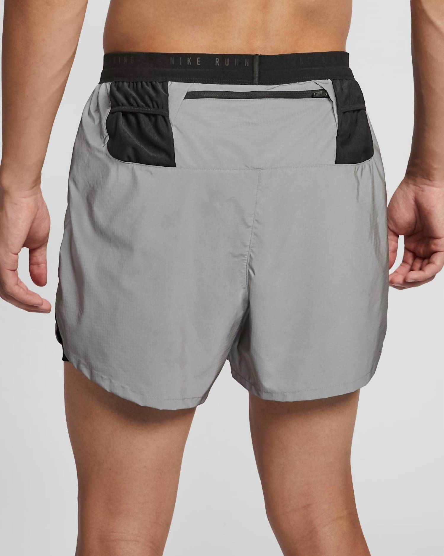 NIKE 2-in-1 Reflective Running Shorts in 1 reflective running shorts in grey - men's shorts - detail view
